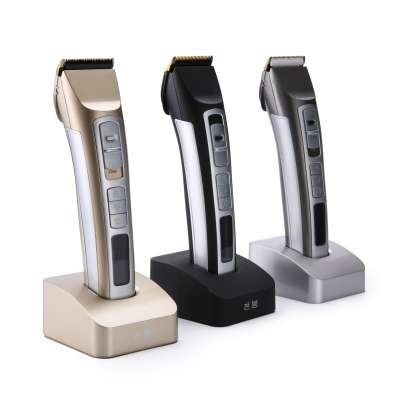 Wholesale Wireless Hair Clipper 240V Hair Cut Machine AC Motor Stainless Steel Blade Electric Hair Clipper With LCD Display